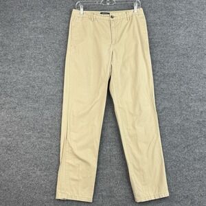 Polo Ralph Lauren Chino Pants Womens 20 Tan Khaki Cotton Preppy Casual Old Money